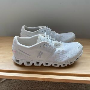 On cloud shoes
